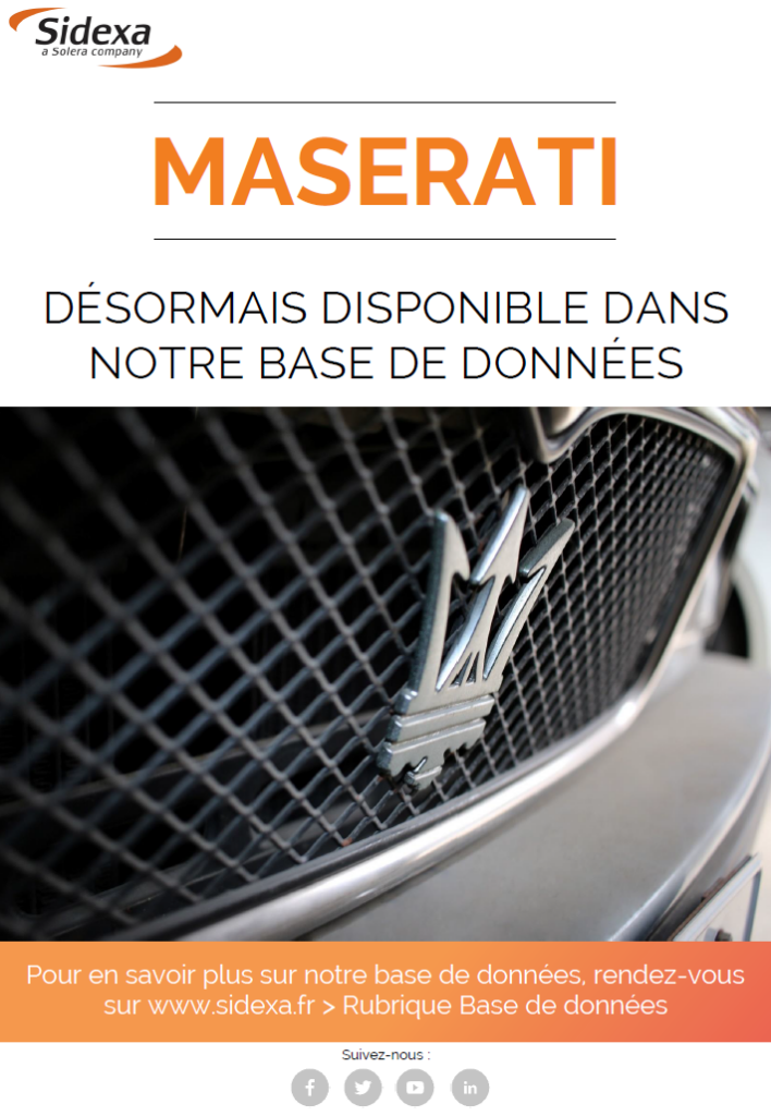 nouveauté base de données Maserati