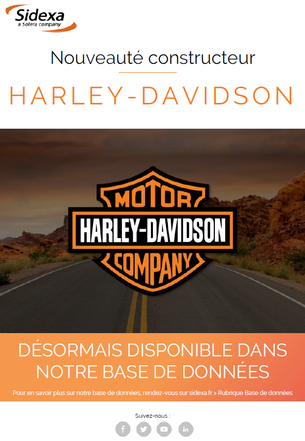 Nouveauté constructeur Harley-Davidson